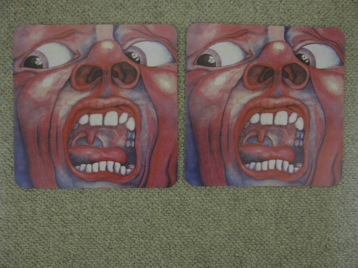  King * Crimson KING CRIMSON earth bound mask person shape leaflet 2 part 