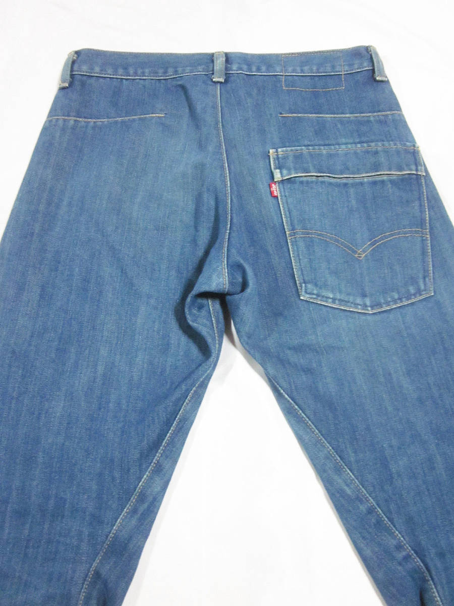 送料無料!!　Levi's ENGINEERED JEANS　リーバイス エンジニアド　01年製　クロップド　デニム　ジーンズ　インディゴ　L　W約79CM　日本製_画像5