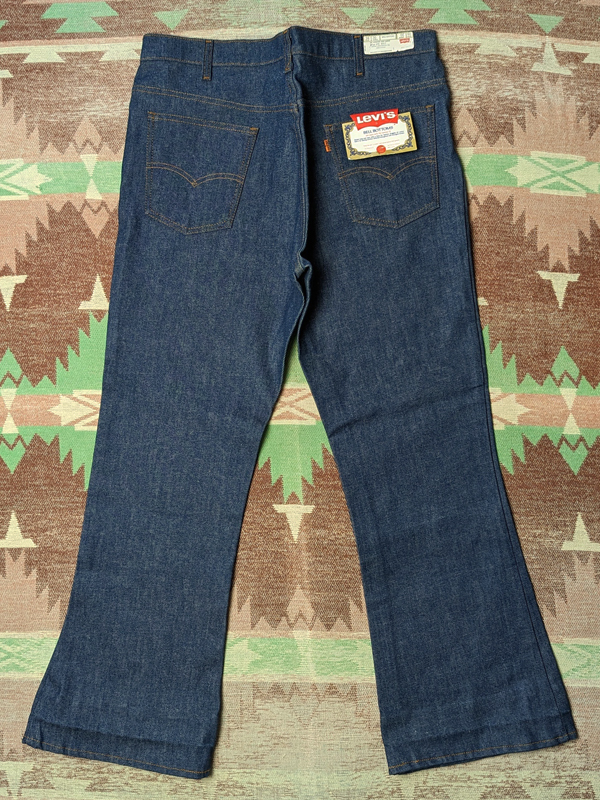  dead stock [ Levi's 646]70s BELL BOTTOMS Denim Jeans W38 70 period bell bottom flair Denim pants jeans Vintage 60s80s