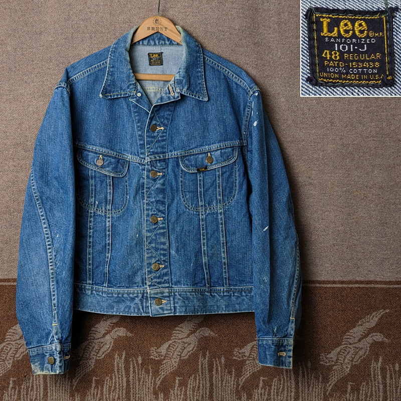 ビッグサイズ48 【Lee 101-J】 60s Denim Jacket / 60年代 デニム