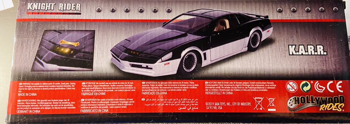  Night rider K.A.R.R. Night 2000 scanner blinking 1/24 minicar JADA Hollywood rider`s Trans Am Pontiac 