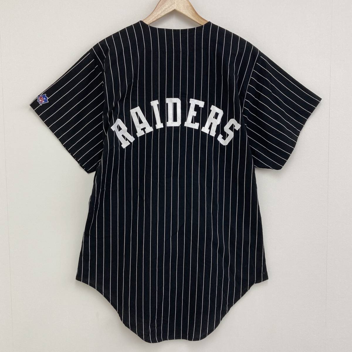 いいスタイル 黒 ブラック ベースボールシャツ RAIDERS USA製 90s ストライプ 3020018 古着 ジャージ ユニフォーム レイダース NFL Lサイズ ジャージ いいスタイル 黒 ブラック ベースボールシャツ RAIDERS USA製 90s ストライプ 3020018 古着 ジャージ ユニフォーム レイダース NFL Lサイズ ジャージ