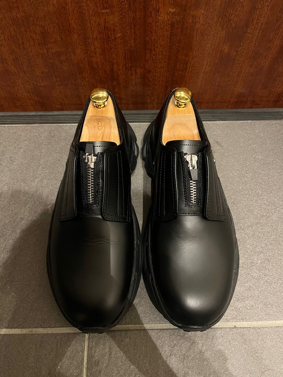 やーふくさん様専用【極美品】ZARA Vibram ジッパー レザーシューズ サイズ40