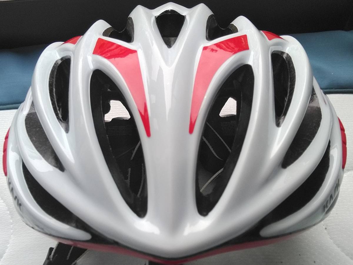 新品　未使用　自転車用　ＫＡＳＫ　ヘルメット　ホワイト　レッド　おしゃれ　カッコイイ　142_画像4