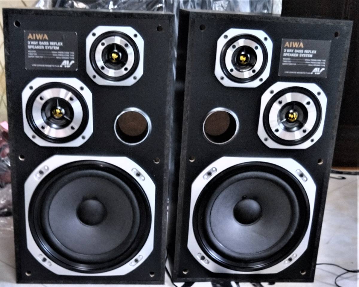 日本に 中古 AIWA アイワ CDS-111ミニコンポ用 SX-S111 スピーカー
