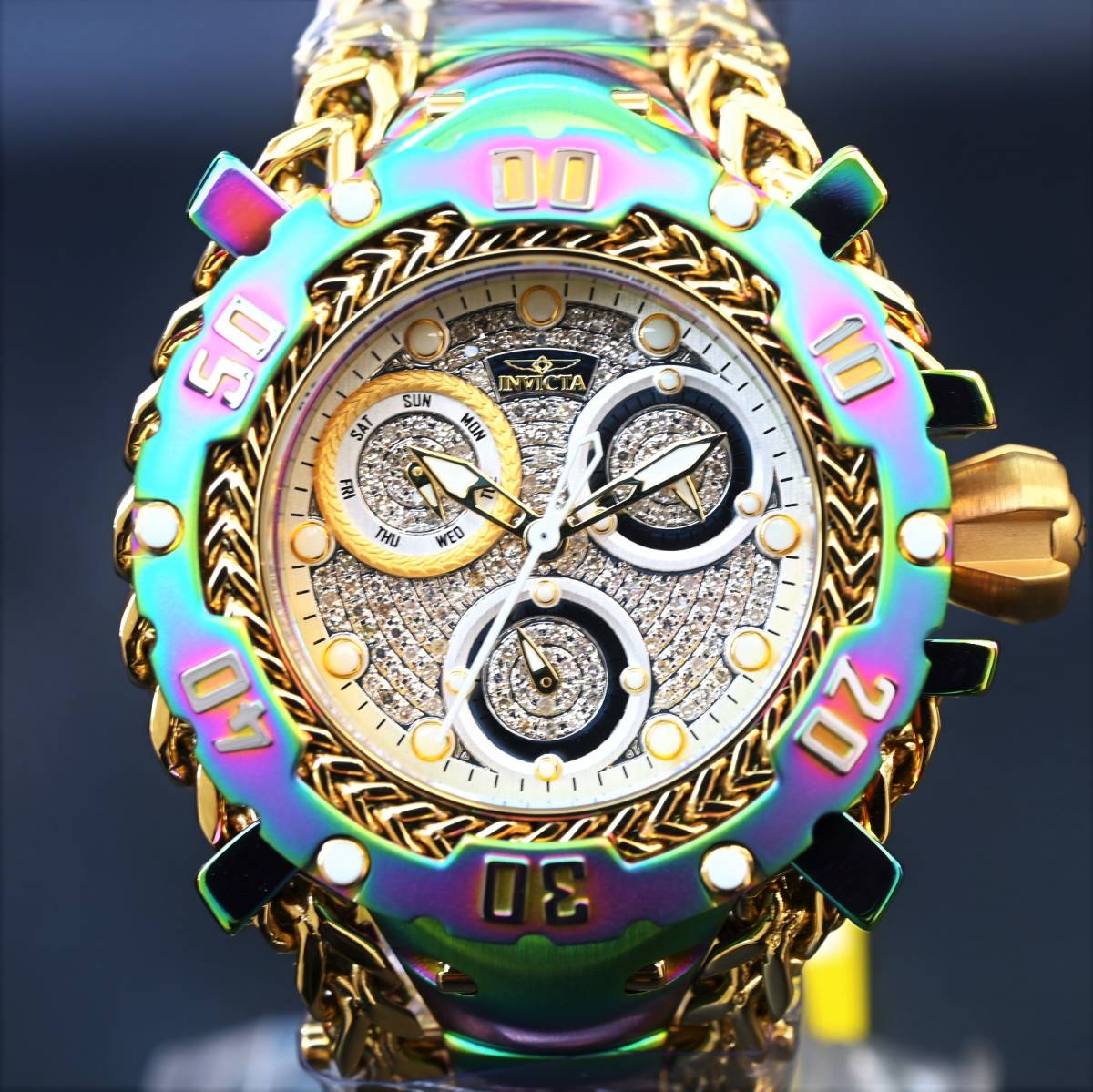 INVICTA インビクタ『Gladiator 41134』☆電池式☆ダイヤモンド0.58ct