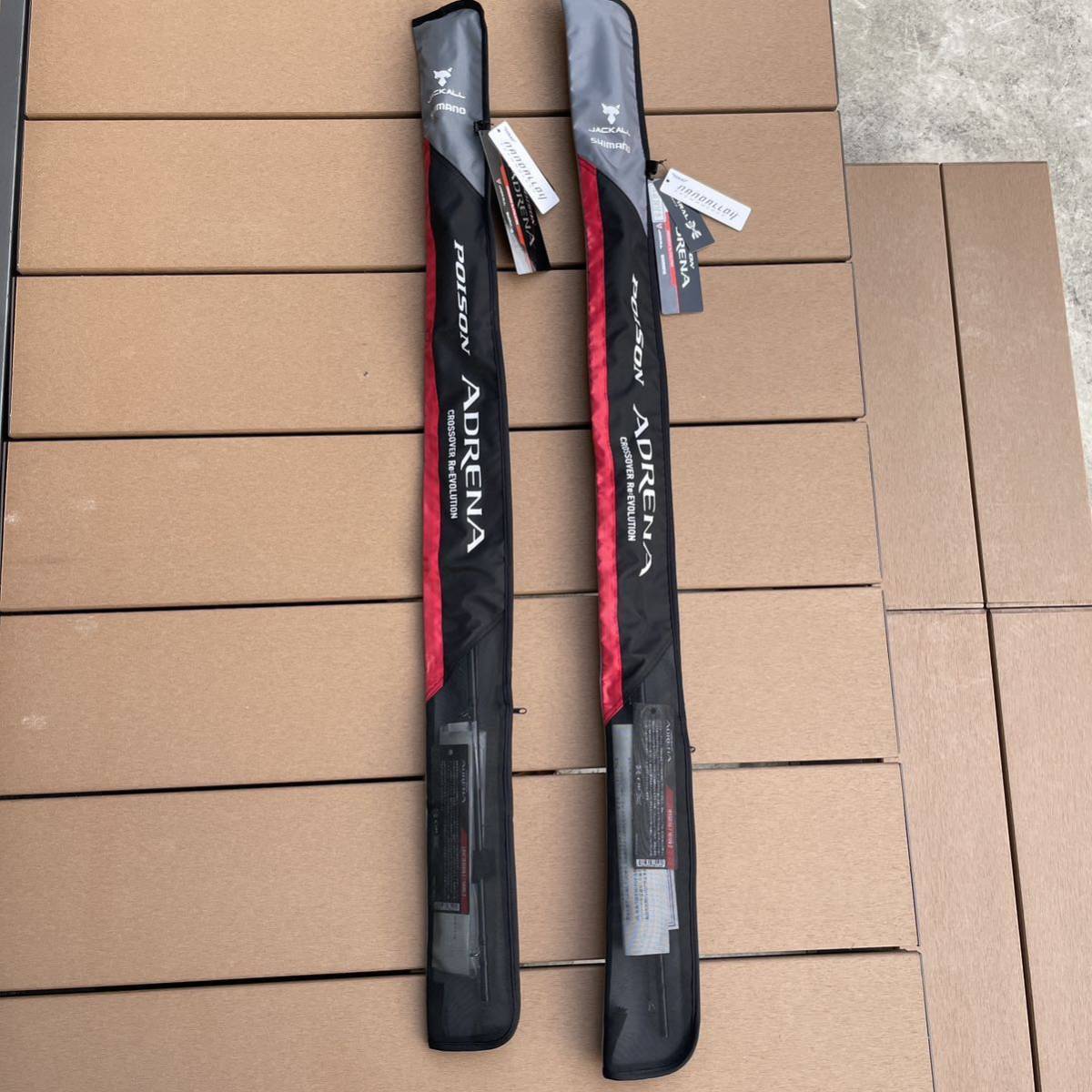SHIMANO 18 ポイズンアドレナ 1610M-2 166ML-2 2ピース ロッド 2本