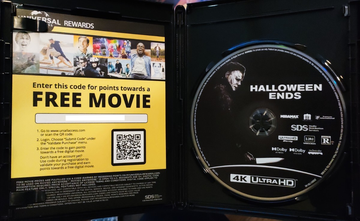 即決 送料無料 最新作 ハロウィン THE END 4K UHD ブルーレイのみ 輸入盤 日本語無し リージョンフリー_画像3