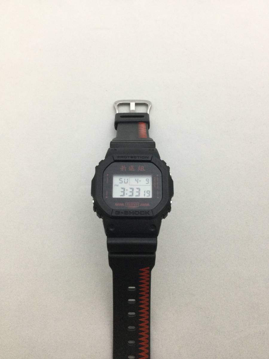 CASIO　カシオ　G-SHOCK　ジーショック　新撰組　コラボ　DW-5600VT　腕時計　デジタル　クォーツ【B065750】_画像9