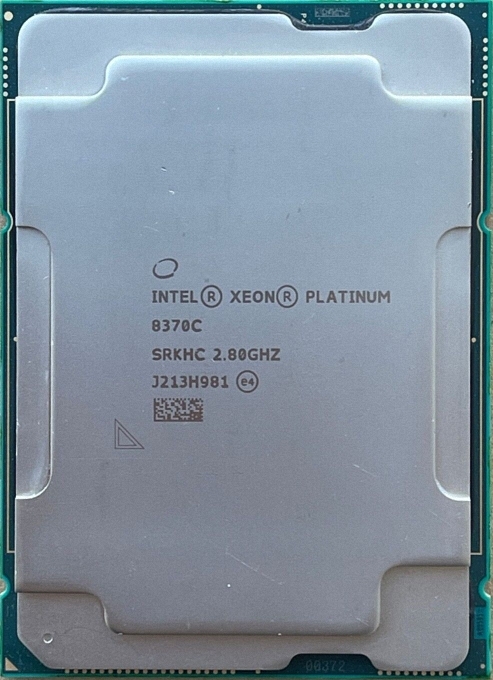Intel Xeon Platinum 8370C SRKHC 32C 2.8 GHz 3.5/3.5GHz 48MB 270W LGA4189 DDR4-3200