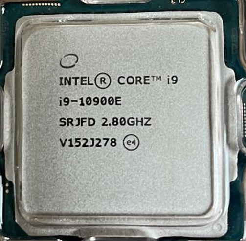 Intel Core i9-10900E SRJFD 10C 2.8GHz 20MB 65W LGA1200_画像1