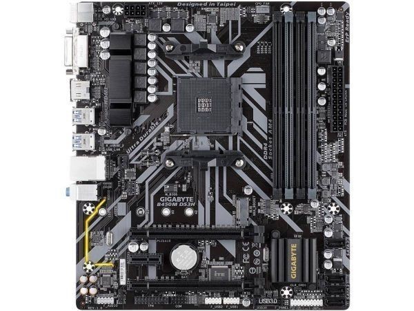 円高還元 B450 AMD AM4 DS3H B450M GIGABYTE SATA Motherboard AMD ATX