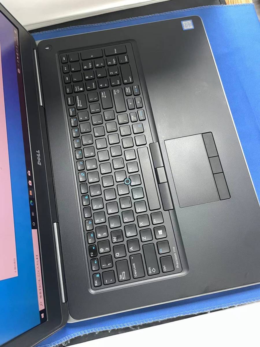 ★ 国内発送 ノートパソコン DELL Precision 7720 ICore i7-7920HQ 32GB SSD 512GB NVIDIA Quadro P3000 17.3インチ 4K 解像度 3840x2160