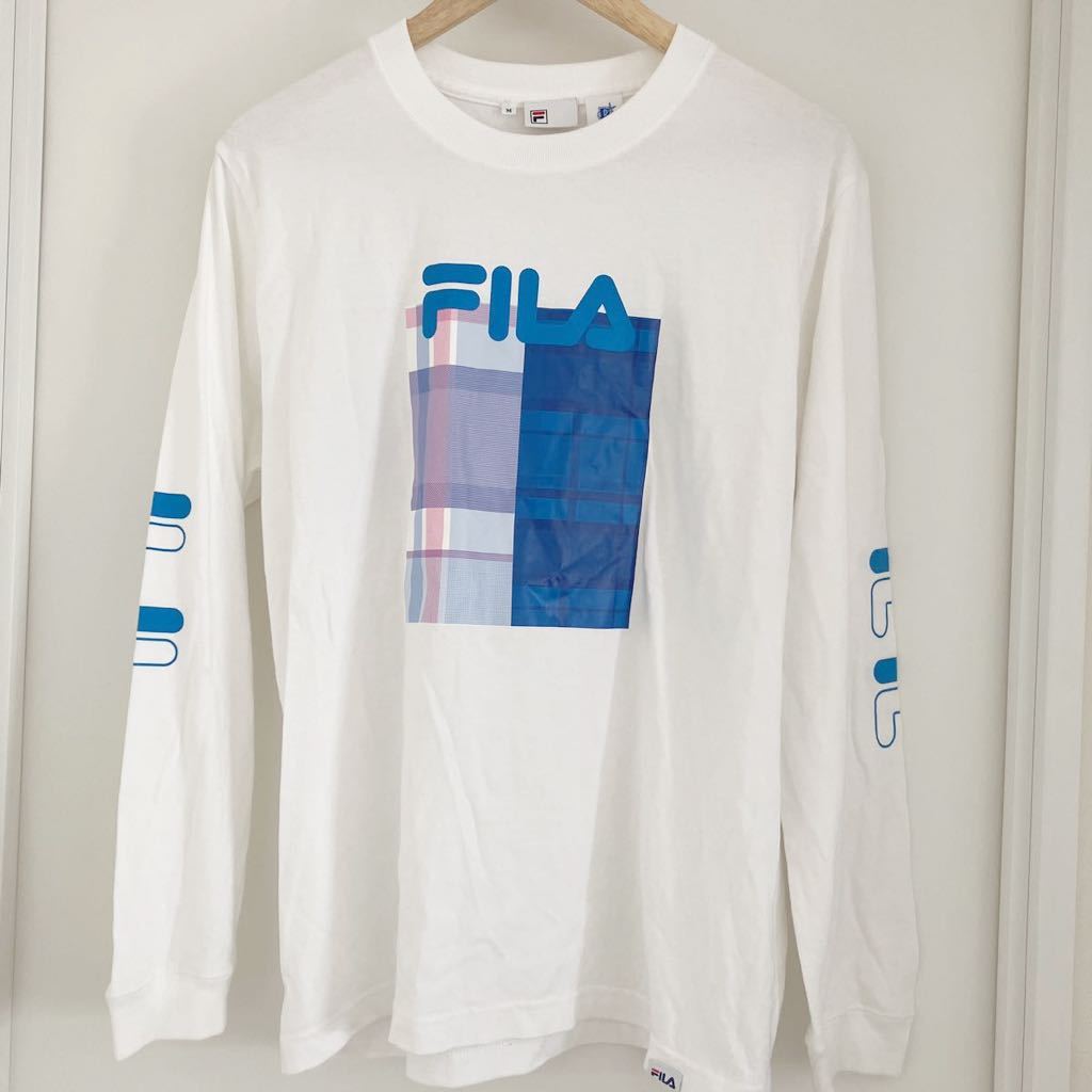 横浜DeNAベイスターズ ガールズフェスティバル2020 ブランドFILA（フィラ）コラボ ロングTシャツ 長袖Tシャツ ロンT Mサイズ 応援の画像1