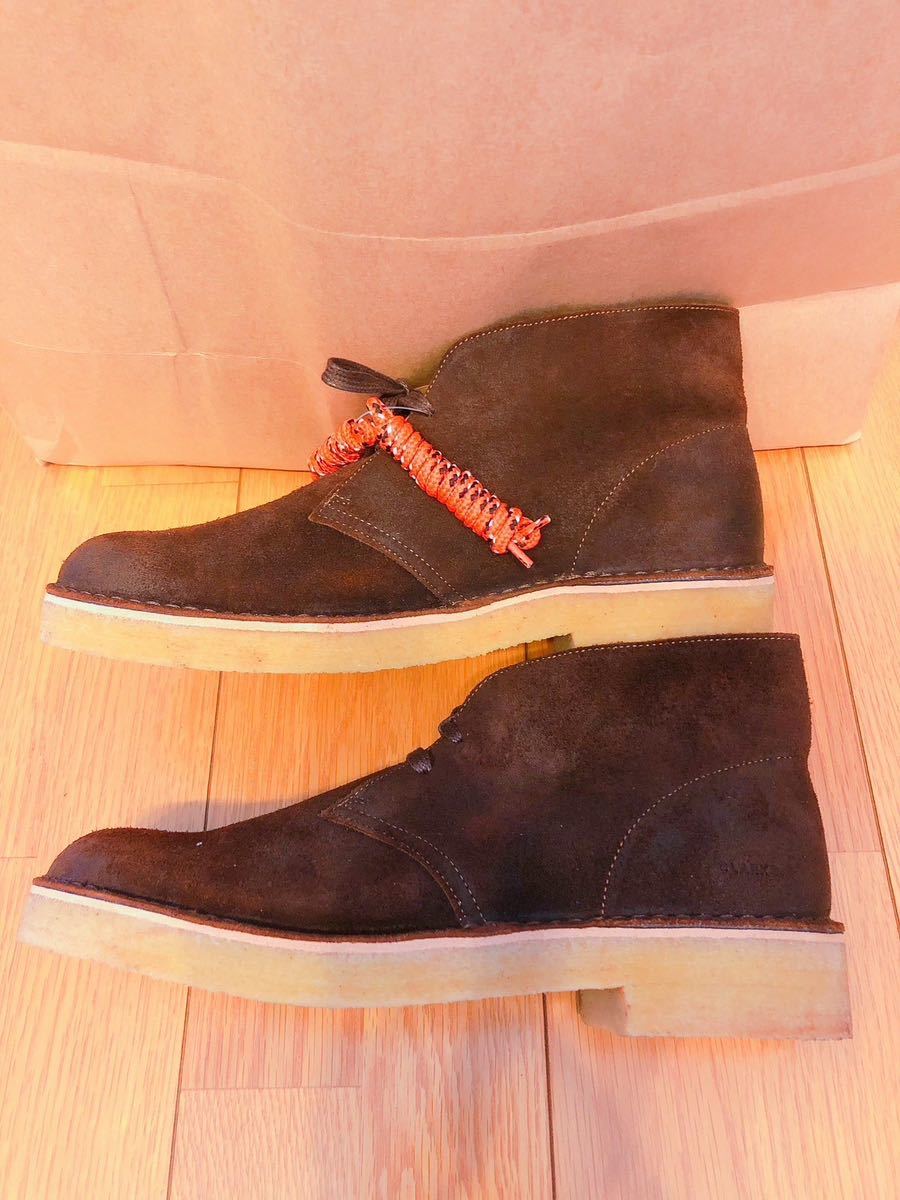 [ new goods ]CLARKS Clarks wala Be boots Brown 27.5