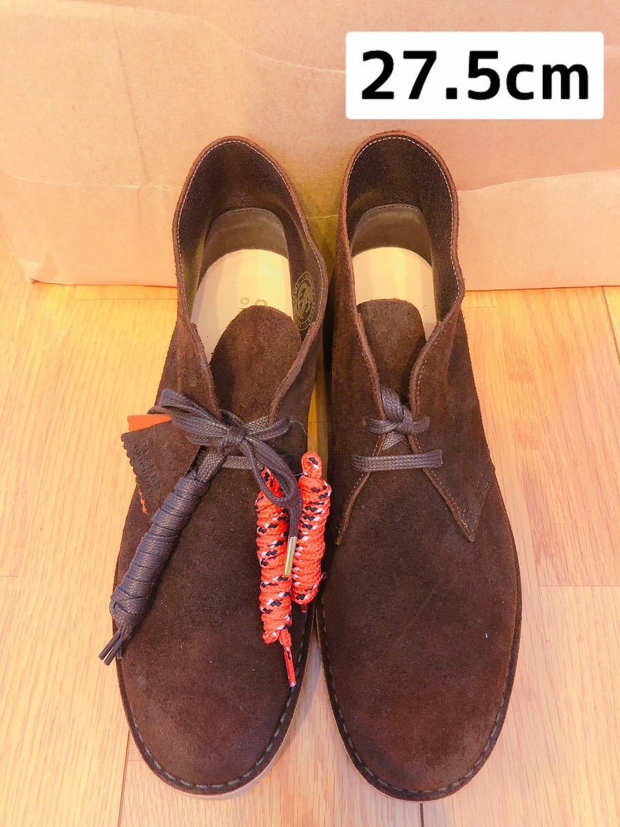 【新品】CLARKS クラークス ワラビーブーツ ブラウン 27.5の画像1