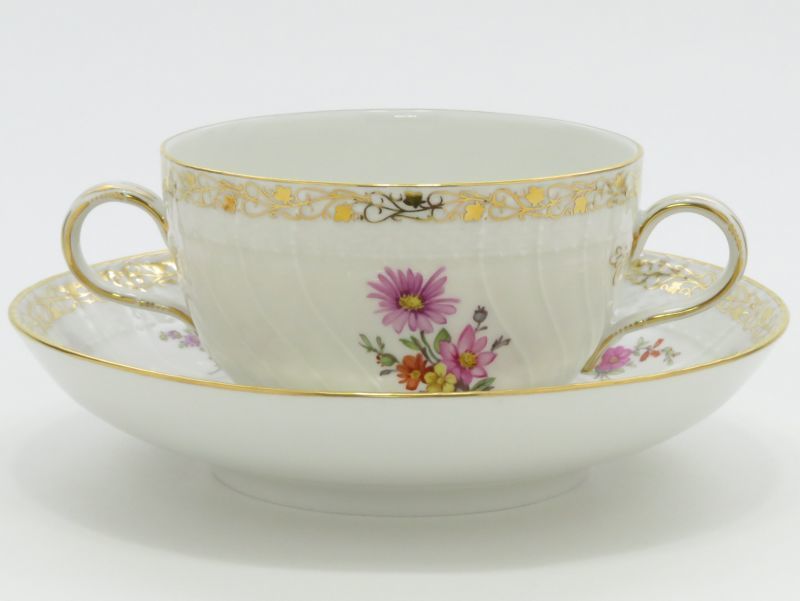 KPM Berlin cup & saucer #no Io Zeal Neuosier soup C&S 1 customer Konigliche Porzellan-Manufaktur Berlin 1 class goods 4