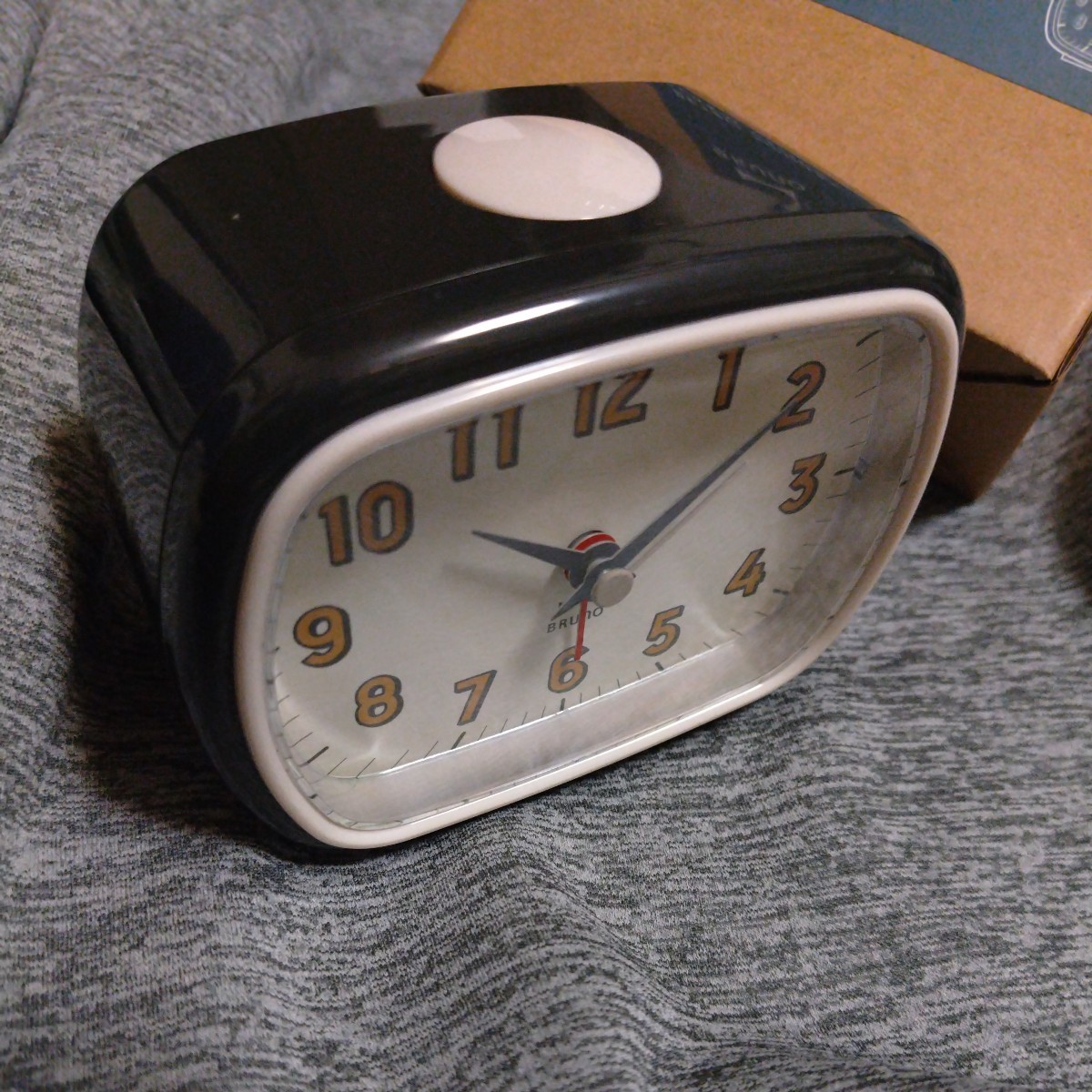 新品未使用 置時計 ブルーノ レトロアラーム クロック BCA015_画像3