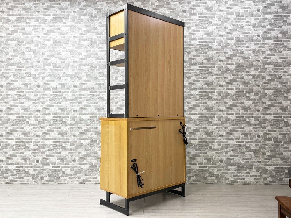 ○ ウニコ unico ホクストン HOXTON キッチンボード 食器棚 W82cm