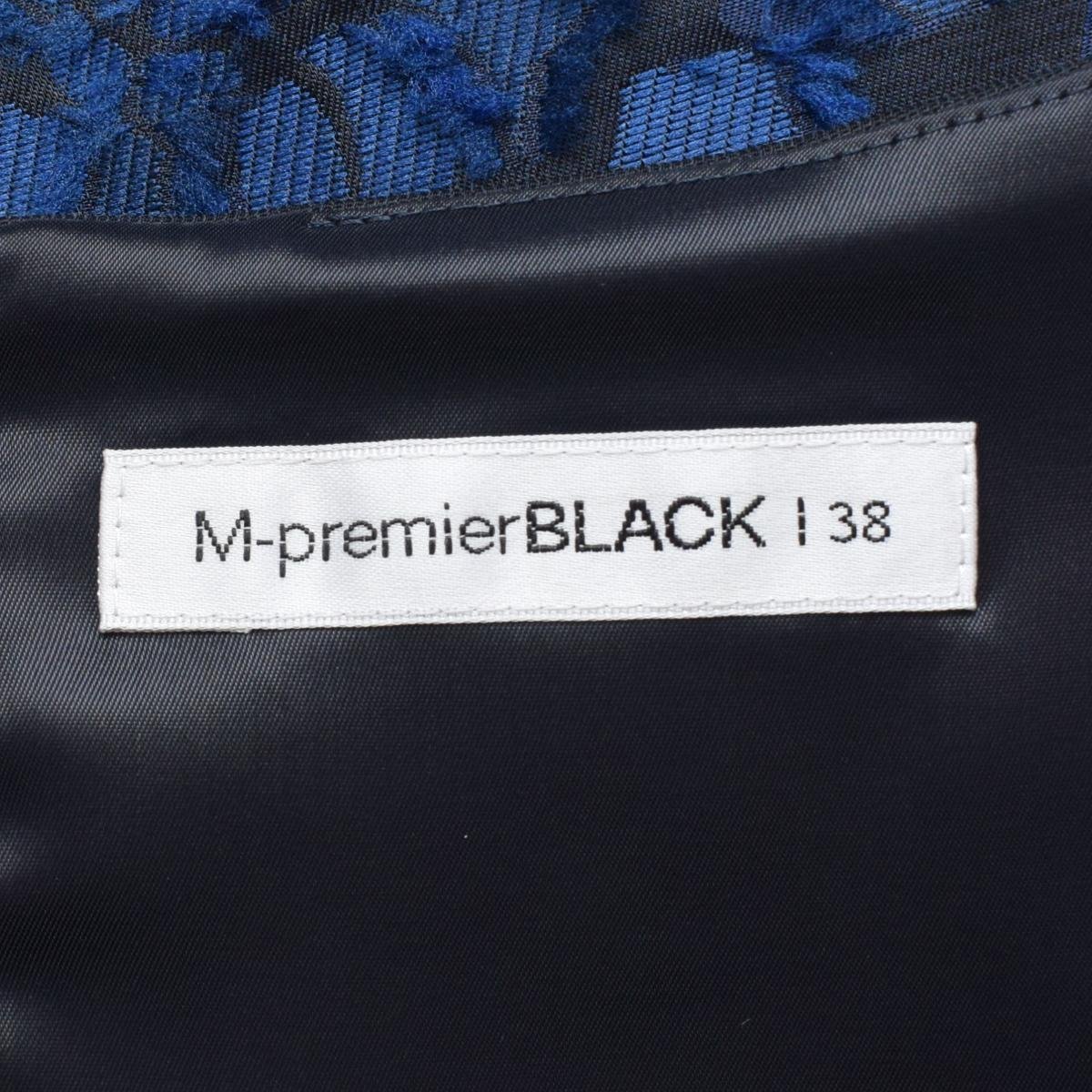 M-premier BLACK M тянуть mie One-piece SIZE:38(M) цветок * три 3.6 десять тысяч иен [S106315]