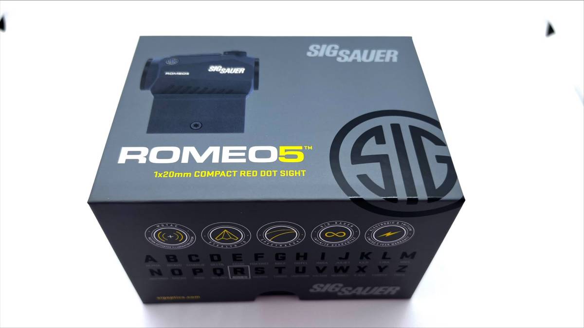 少量入荷 シグ SIG SAUER ROMEO5 SOR52001 小型ダットサイト(1X20MM