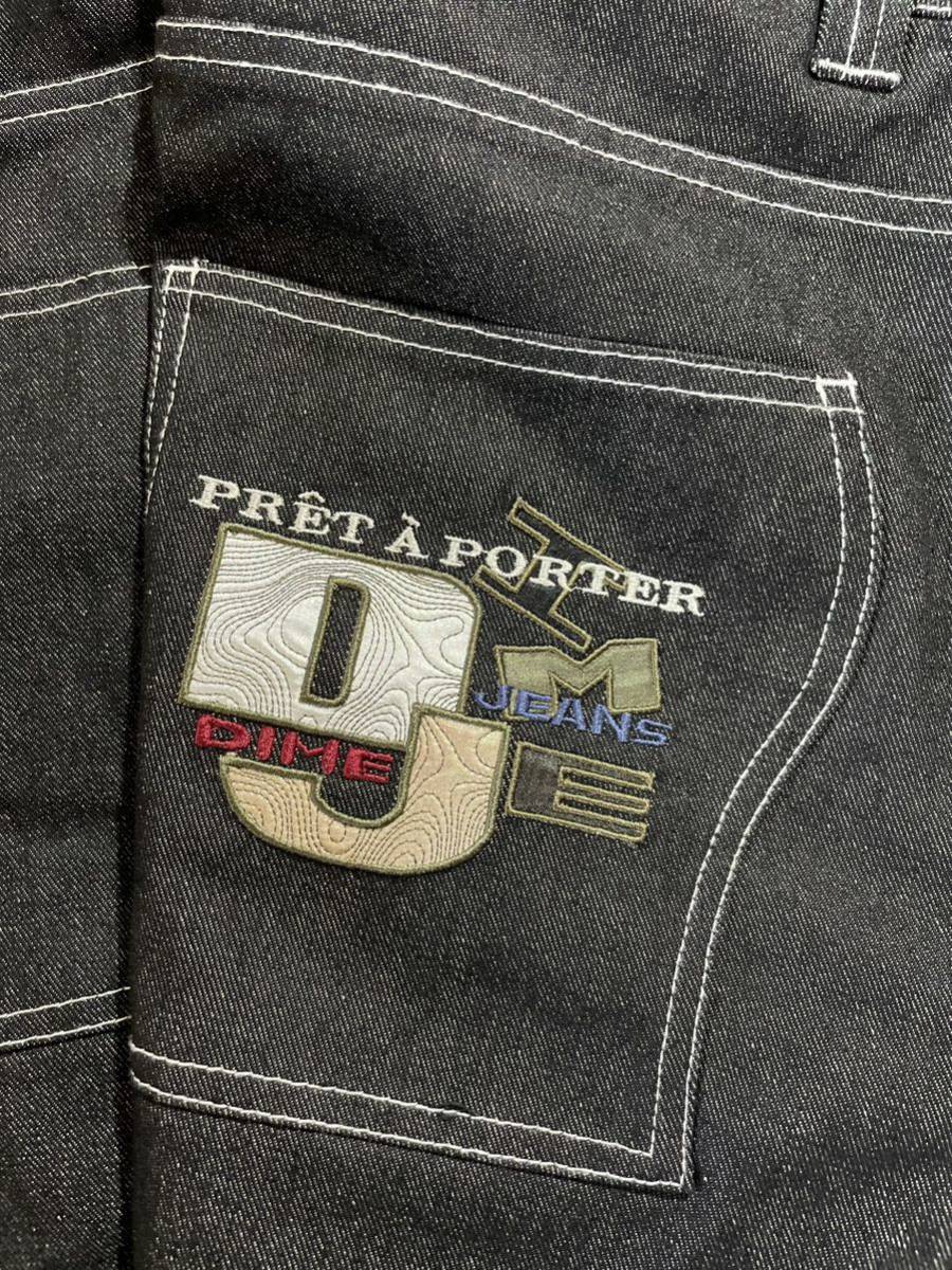 Dime Djco Denim Pants バギーデニム XL BLACK ダイム baggy Dime Djco Denim Pants バギーデニム XL BLACK ダイム baggy