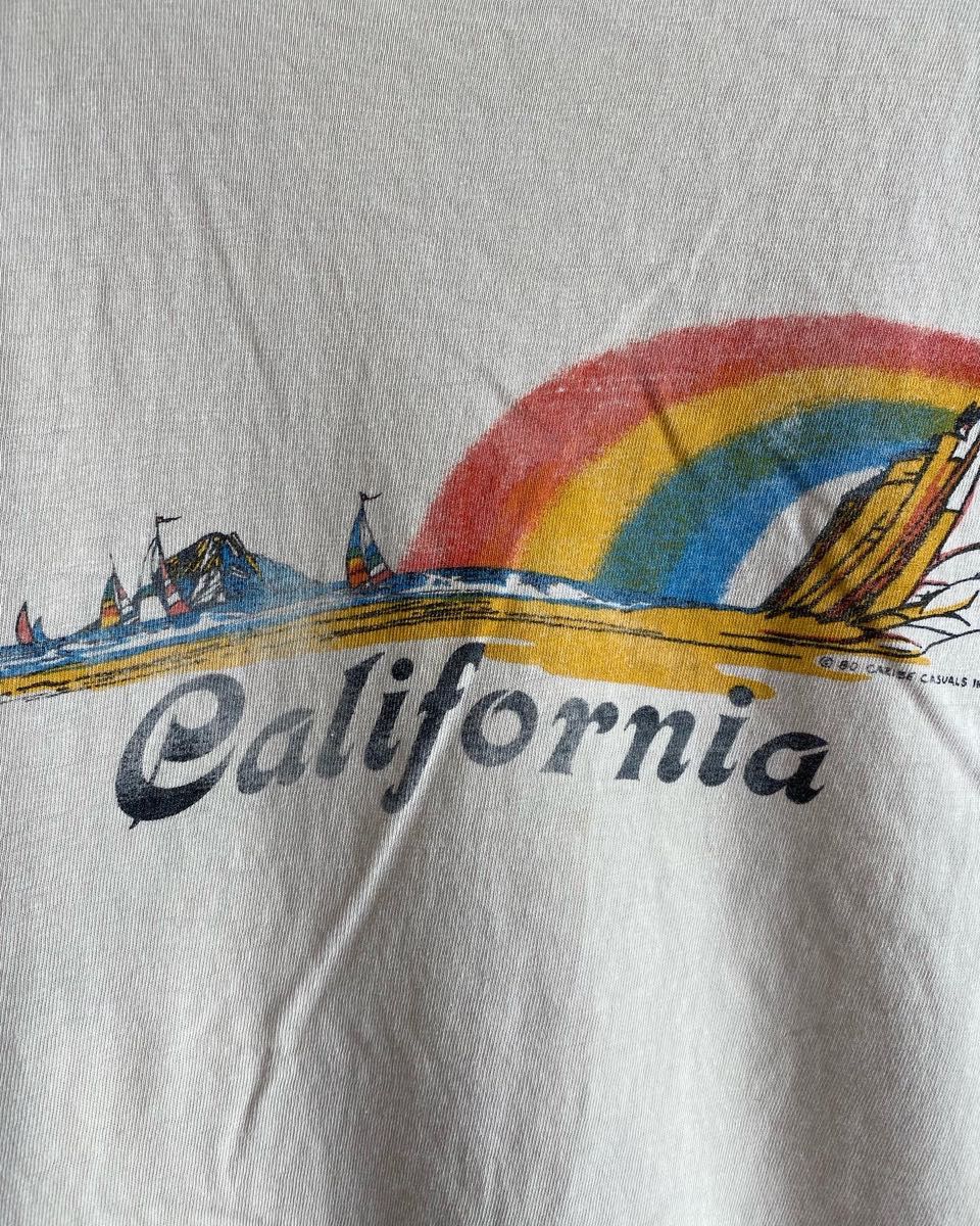 L USA製　Tシャツ　カリフォルニア　スーベニア　お土産 Anvil California rainbow shirt L
