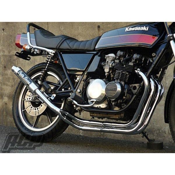 プリティー製 Z400FX E4 改 タイプ1 4-2-1 マフラー メッキ