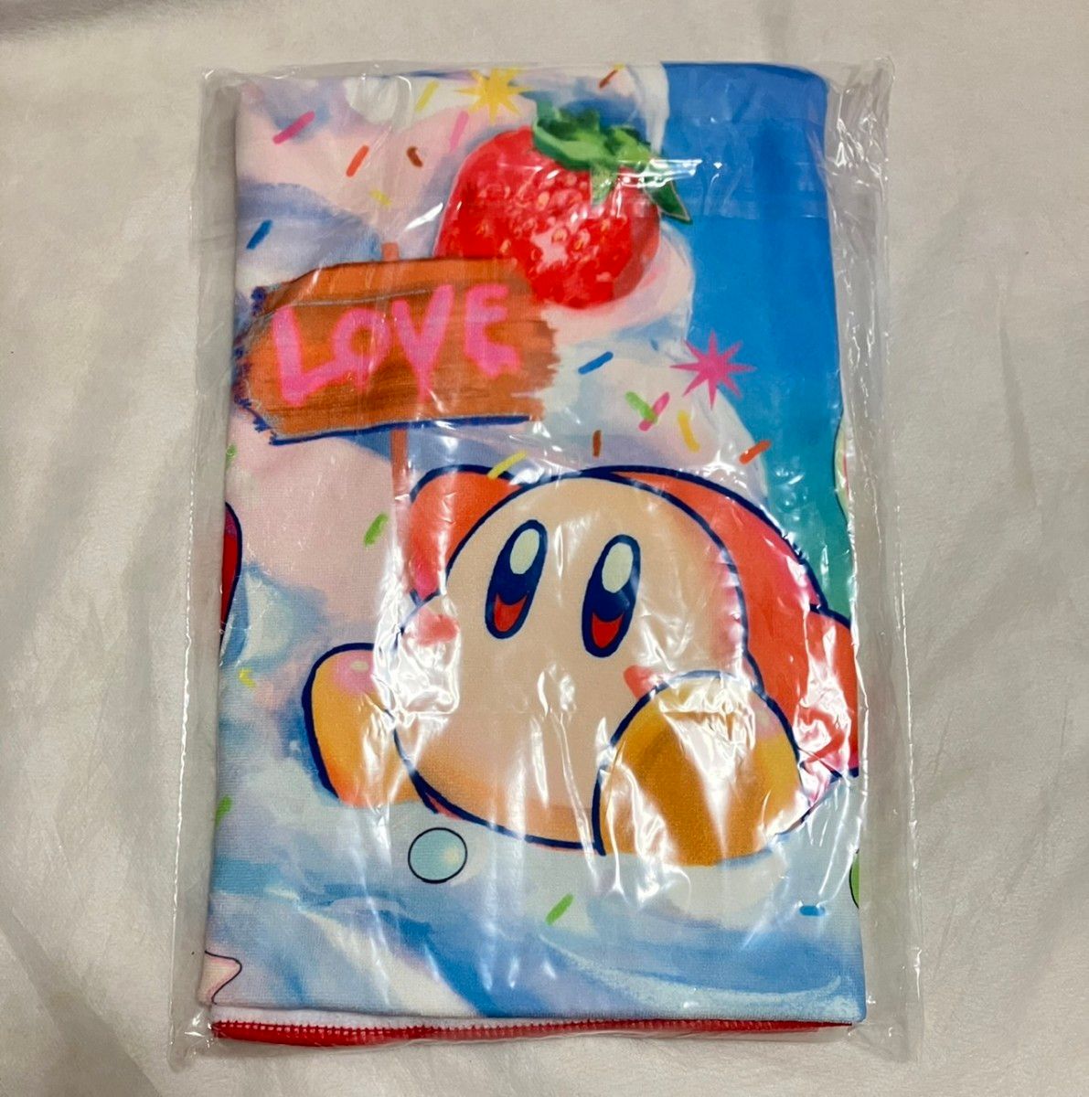 星のカービィ Kirby × monet タオルケット ブランケット  ソフトクリーム