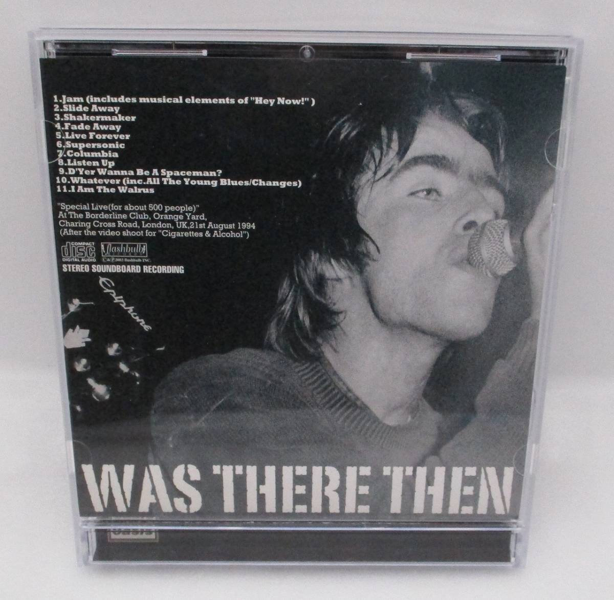 OASIS CD「WAS THERE THEN」検索：AUGAST 21 SUNDAY ノエル・ギャラガー リアム・ギャラガ― オアシス FLBB038_画像1