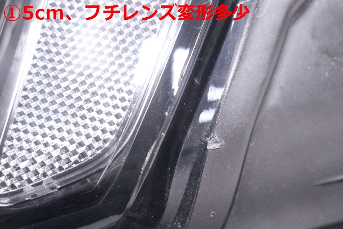 34-665★美品★後期 HID WK36 JEEP グランドチェロキー★左ヘッドライト T77607B ブラック 純正★クライスラー ジープ (QT)_画像6