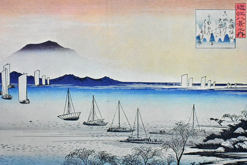 人気HOT ヤフオク! - 三大浮世絵師 安藤広重 複製版画 名作日本の風景