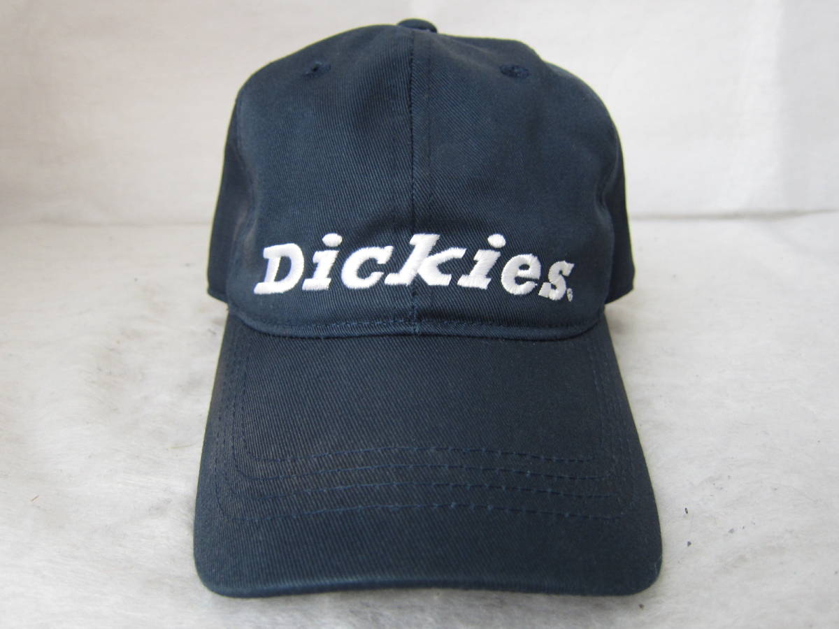 Dickies（ディッキーズ）　キャップ　野球帽　　　紺　白ロゴ　　　５７～５９㎝　　　ok2304B_画像1