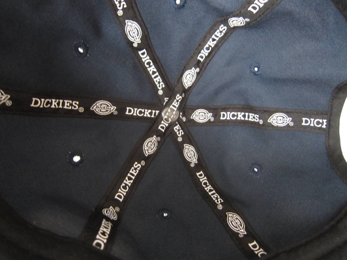Dickies（ディッキーズ）　キャップ　野球帽　　　紺　白ロゴ　　　５７～５９㎝　　　ok2304B_画像8