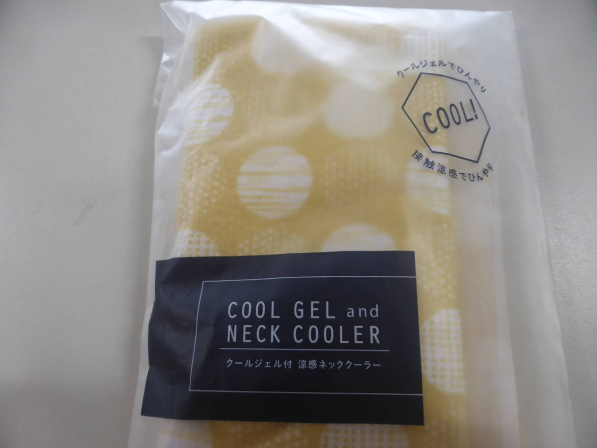  cool gel attaching . feeling neck cooler COOL GEL NECK COOLER 3. set unused goods 