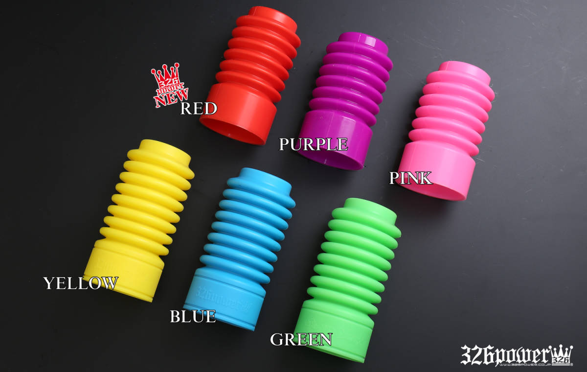 color do dust boots (14Φ/20Φ combined use ) purple total length : approximately 115mm 4 piece successful bid 326POWER colorful * suspension * repair parts * prompt decision 