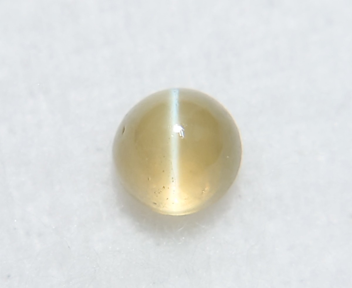 極美品！　クリソベリルキャッツアイ　0.63ct ルース（LA-6136）