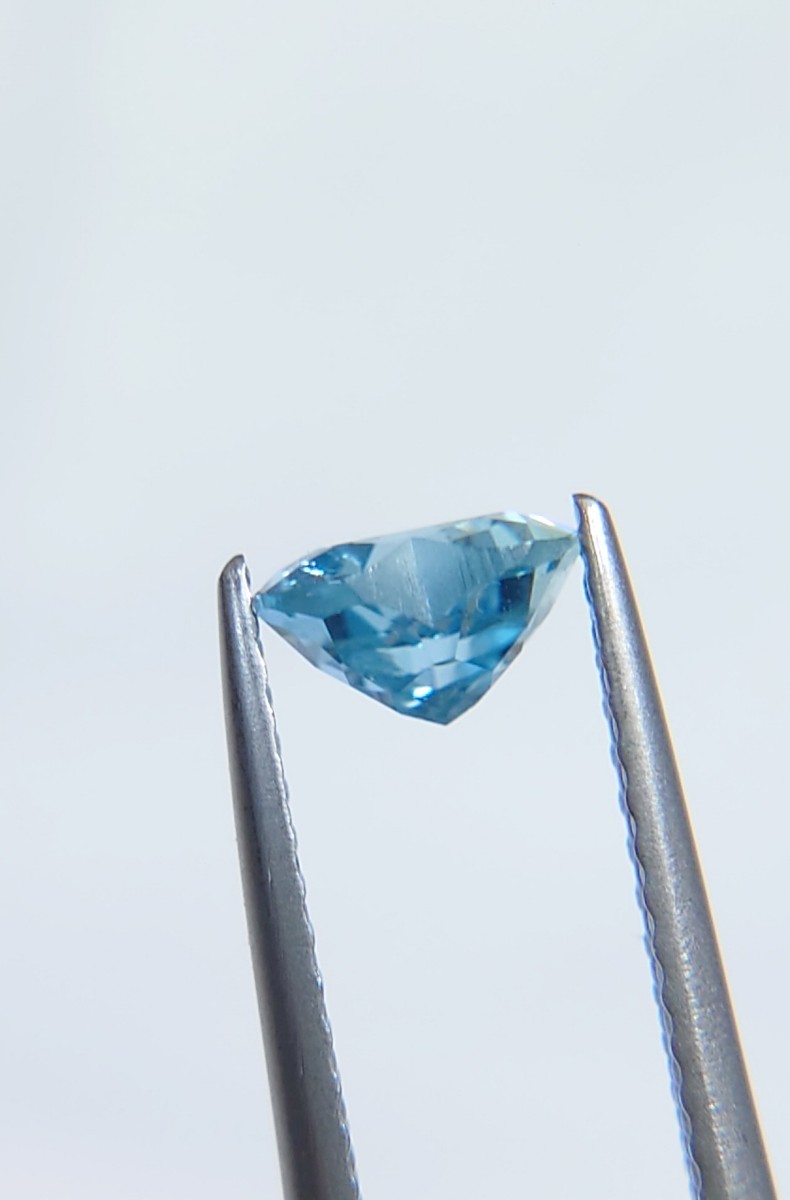  ultimate beautiful goods! sun ta Mali a aquamarine 0.665ct pattern attaching loose (LA-6135)