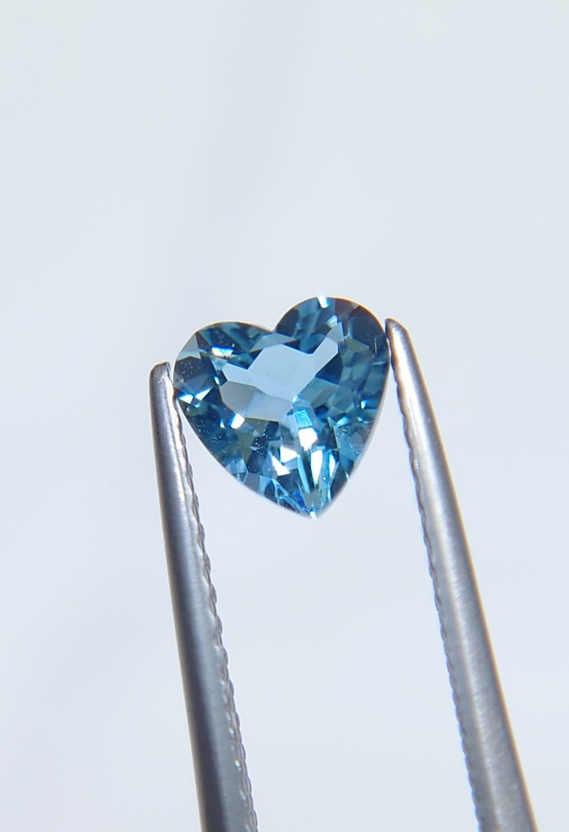  ultimate beautiful goods! sun ta Mali a aquamarine 0.665ct pattern attaching loose (LA-6135)