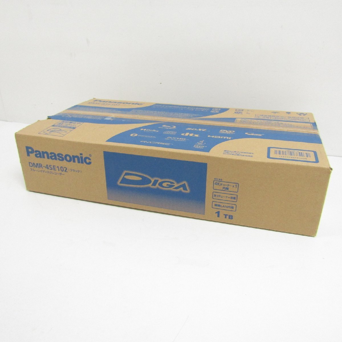 未開封 Panasonic 1TB 3チューナー ブルーレイディスクレコーダー DIGA