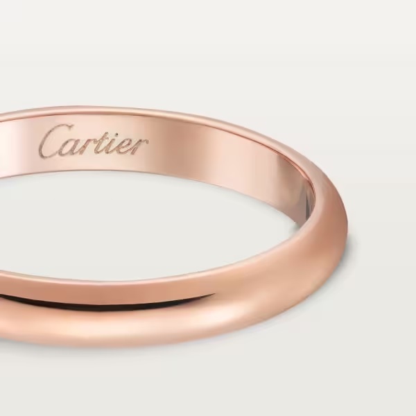 Cartierカルティエ 1895 WEDDING BANDウェディング リング PINKGOLD