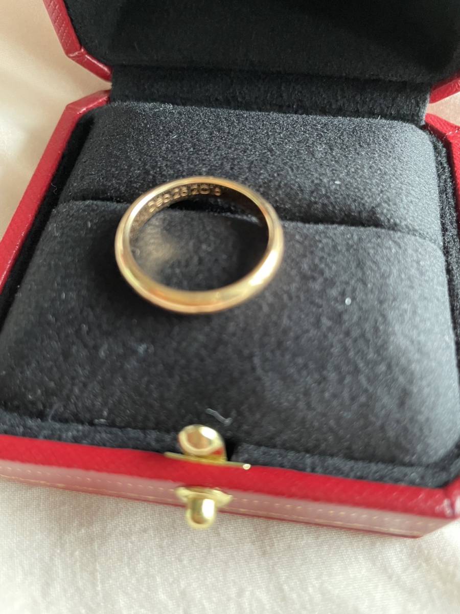 Cartierカルティエ 1895 WEDDING BANDウェディング リング PINKGOLD