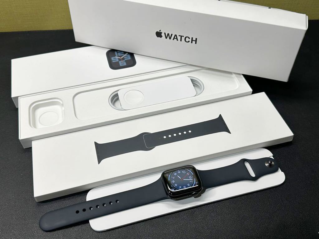 即決 超美品 100% Apple Watch SE2 40mm 第二世代 ミッドナイト 即決 超美品 100% Apple Watch SE2 40mm 第二世代 ミッドナイト