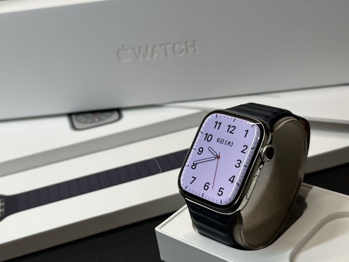 apple watch series 8 45mm バッテリー100%-