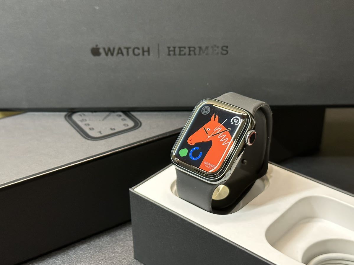 Apple Watch Hermes Series 5 40mm ブラック 本体-