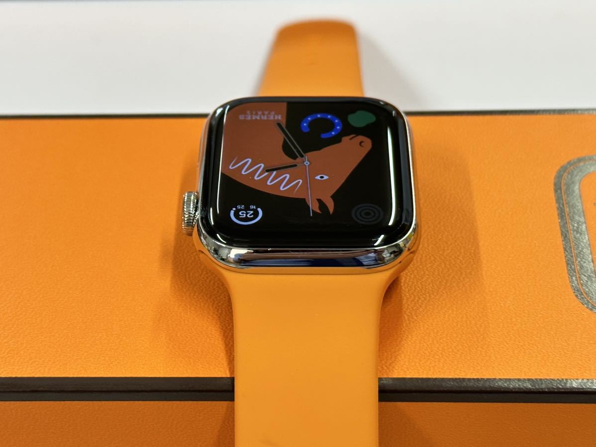 お気にいる】 Apple Watch4 エルメス 44mm アップルウォッチ 腕時計