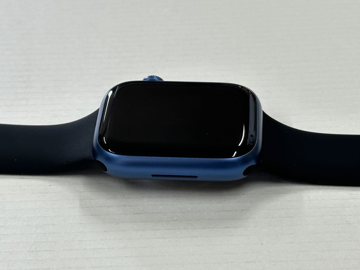 ☆即決 美品 Apple Watch series7 45mm 青 ブルーアルミニウム アップルウォッチ GPSモデル シリーズ7 840 