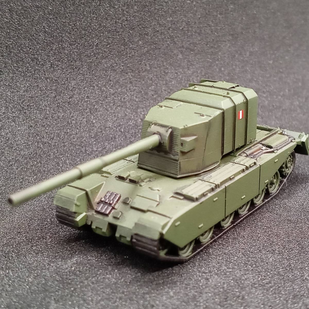 * final product 1/144 FV4005.. tank,~ maximum strongest 183mm.!WoT single departure heating power Max!~, Britain, war after * cold war era, original work ver