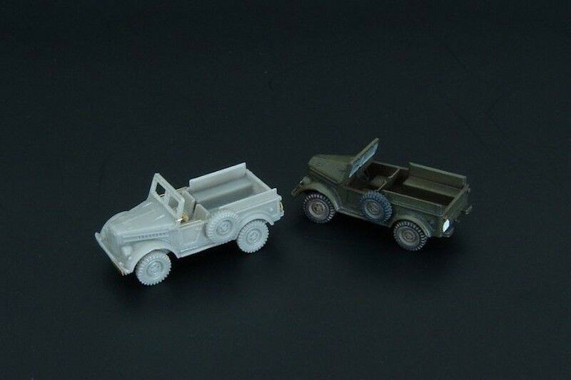 ●レジン1/144 GaZ-69,2輌セット,”精密！エッチングパーツ使用！”,ソ連,WW2【ブレンガンモデル！即決価格！】 _画像6