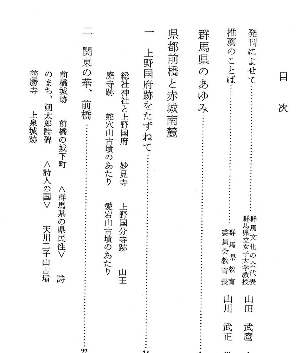 群馬県の歴史散歩_目次